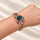 Floraison de Minuit Statement Bracelet
