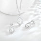 Freshwater Pearl Drop Earrings UK | Moissanite Teardrop Silver | Rose Joy