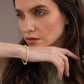 Marquise Moissanite Band Ring UK – Gold Vermeil Half Eternity | Rose Joy