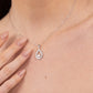 Freshwater Pearl Drop Earrings UK | Moissanite Teardrop Silver | Rose Joy
