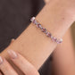 Purple Swarovski Crystal Bracelet UK – Sterling Silver Tennis Bracelet | Rose Joy