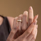 Moissanite Baguette Band Ring UK – Gold Vermeil Eternity Ring | Rose Joy
