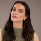 Multicolour Gemstone Barrel Necklace in 18k Gold Vermeil (925 Silver) | Rose Joy