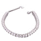 5mm Moissanite Tennis Bracelet UK – Sterling Silver, Rhodium Plated | Rose Joy