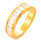 Moissanite Baguette Band Ring UK – Gold Vermeil Eternity Ring | Rose Joy