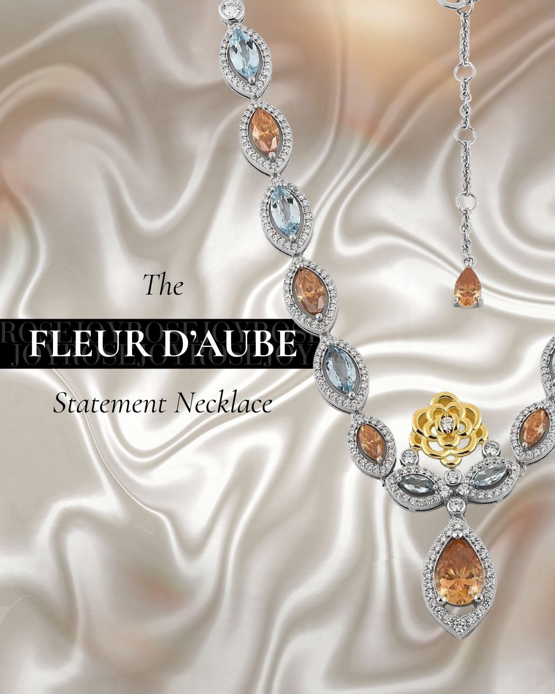 Fleur d’Aube Statement Necklace